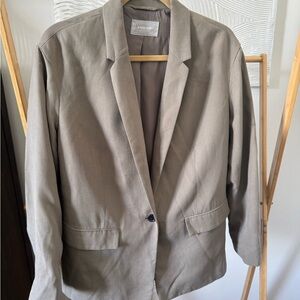 Everlane Women's Classic Beige Blazer